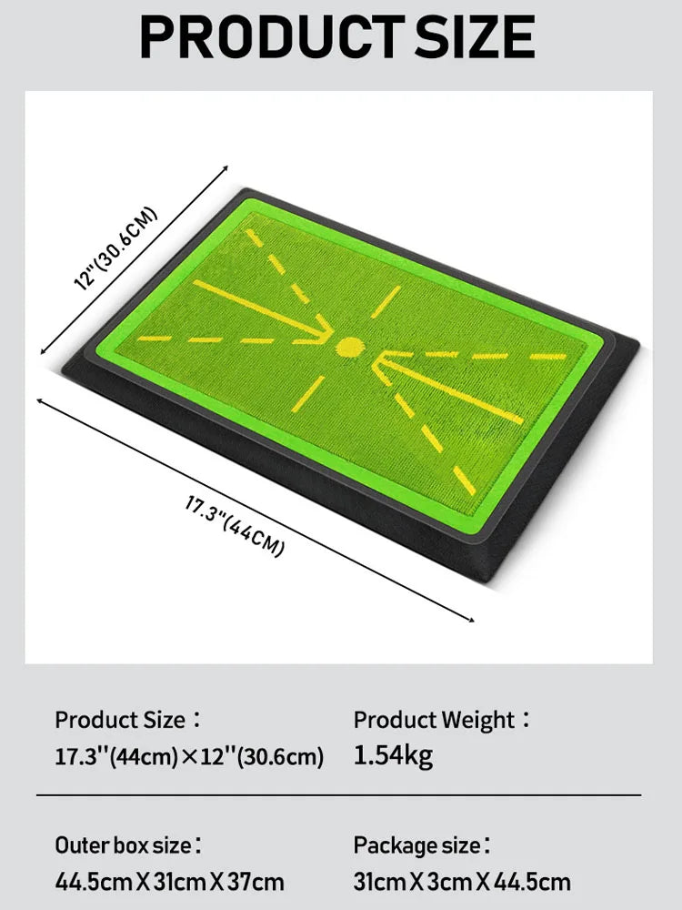 PGM Golf Swing Training Mat - Ball Trace Detection Pad